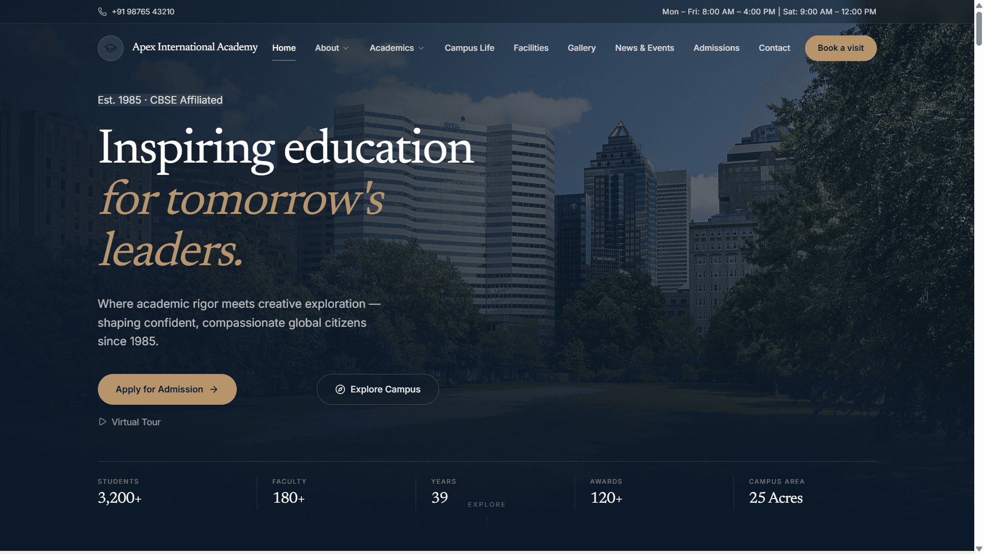 Education demo project