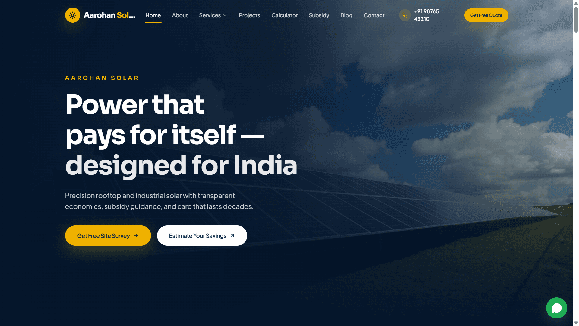 Solar demo project